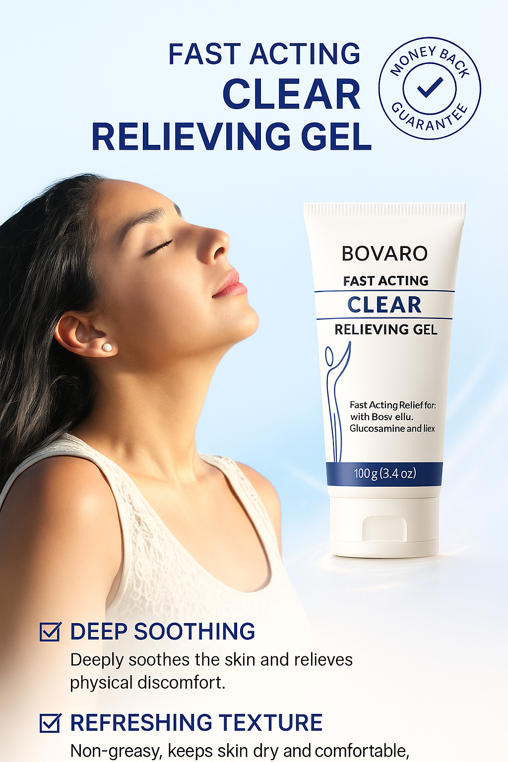 Bovaro® Pain Relieving Cooling Gel