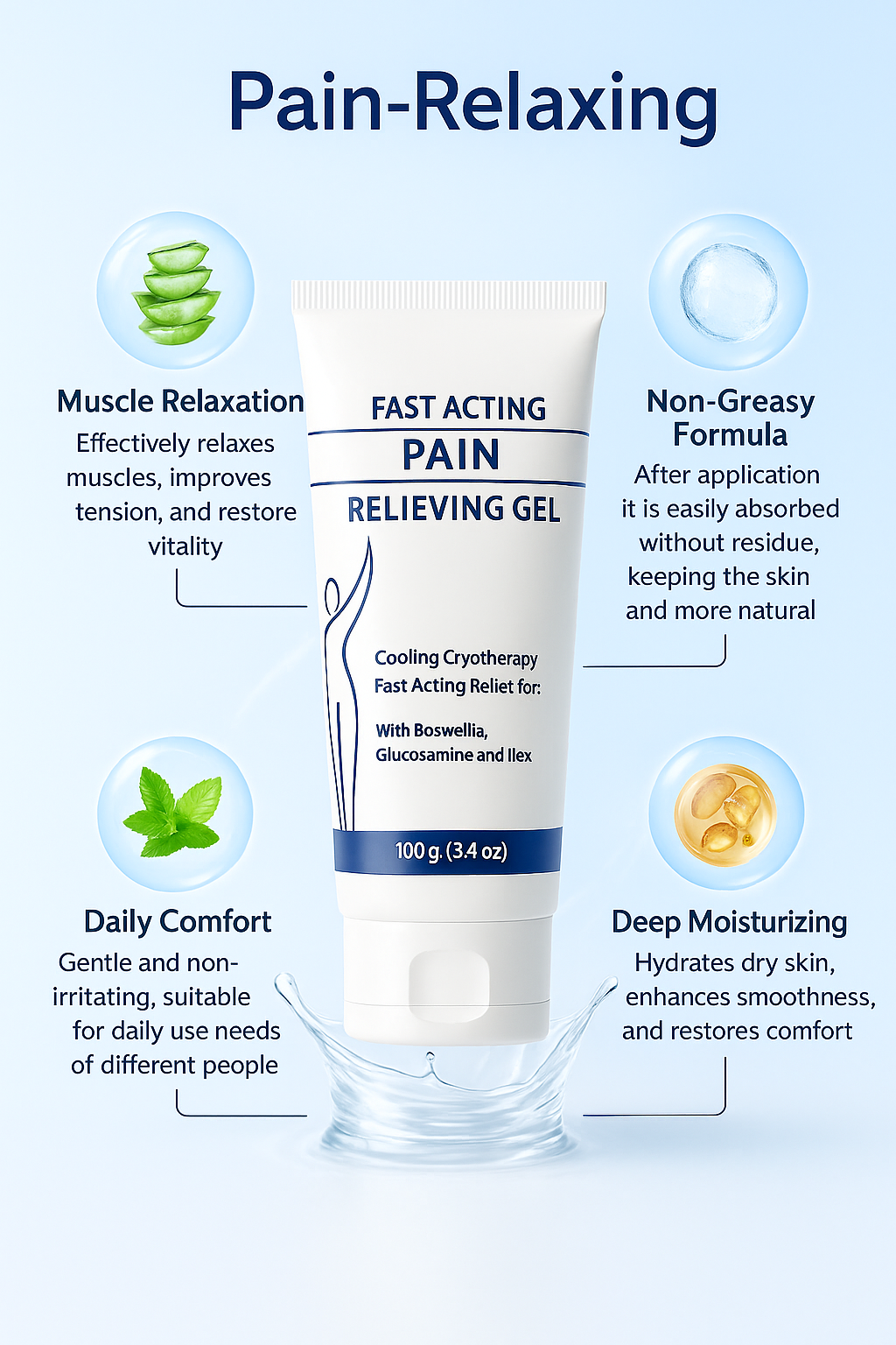 Bovaro® Pain Relieving Cooling Gel